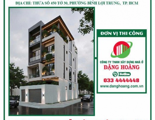 NHÀ TRỌ CAO CẤP : HẺM 20 ĐẶNG THÙY TRÂM, PHƯỜNG BÌNH LỢI TRUNG, HẦM + 4 TẦNG TIẾN ĐỘ 150 NGÀY